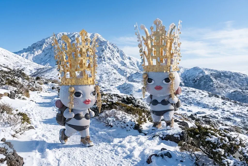 김떡맨-한라산등반-겨울버전